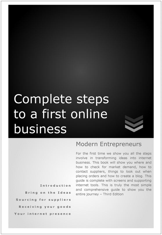 Product picture Complete steps for online business Modern Entrepreneur